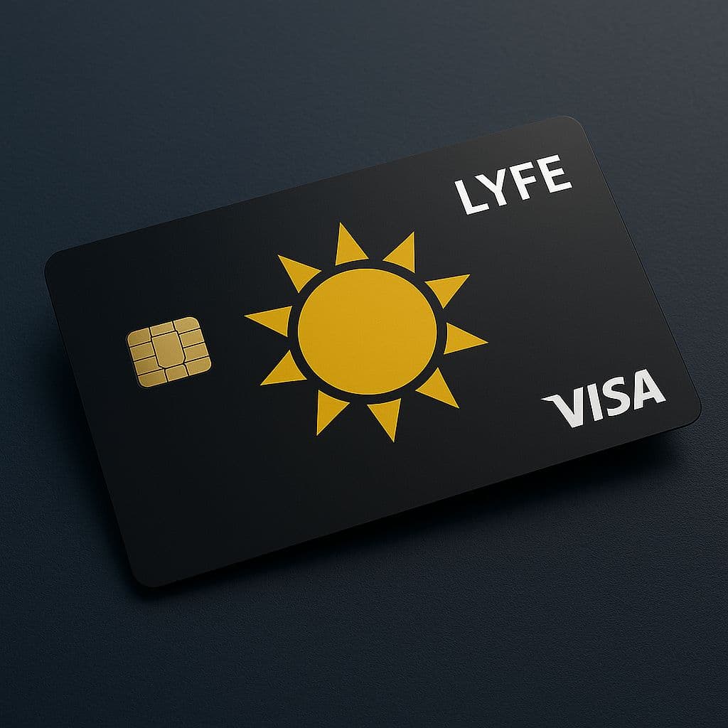 Modern banking app interface